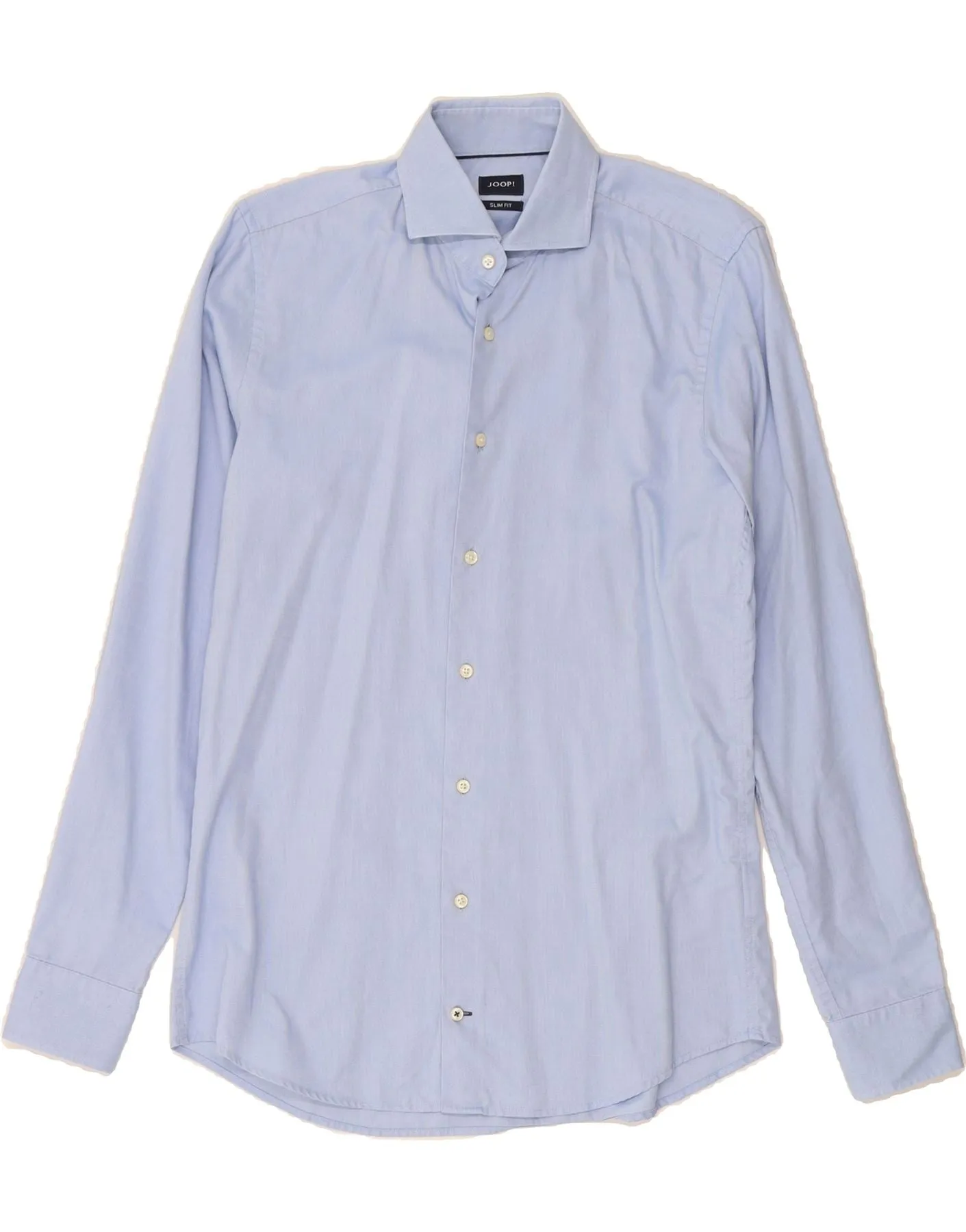 JOOP Mens Slim Fit Shirt Size 37 14 1/2 Small Blue Resort Wear