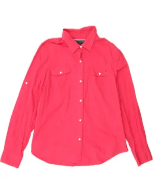 Resort Wear Lounge Comfort TOMMY HILFIGER Womens Shirt UK 18 XL Pink Cotton