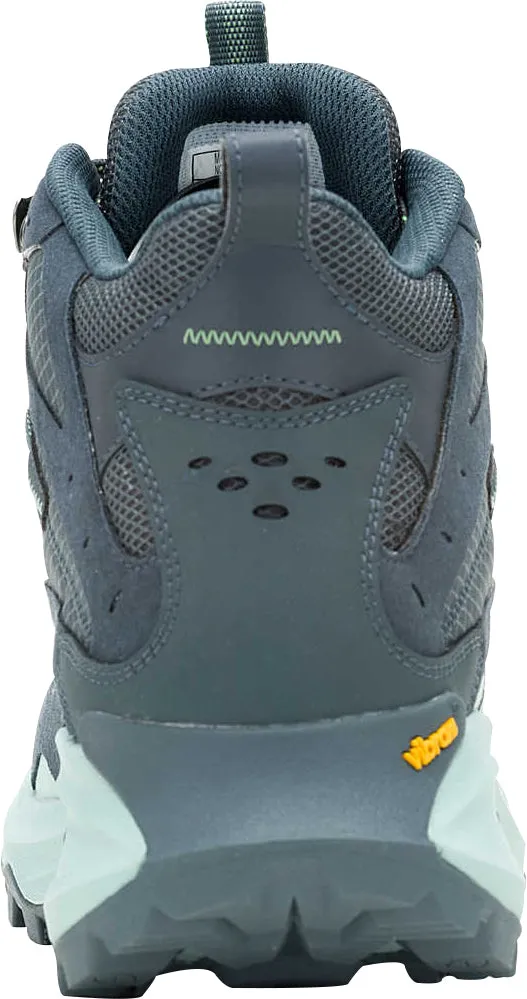 Heavy Impact Fit Waterproof footwear Merrell Moab Speed 2 Mid GORE-TEX Mens Walking Boots - Grey