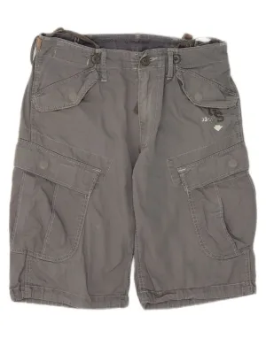 G-STAR Mens Cargo Shorts Small W29 Grey Cotton summer breeze
