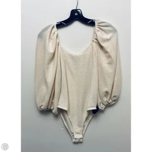 Bodysuit By Bucketlist In Cream, Size: M vintage bodysuit