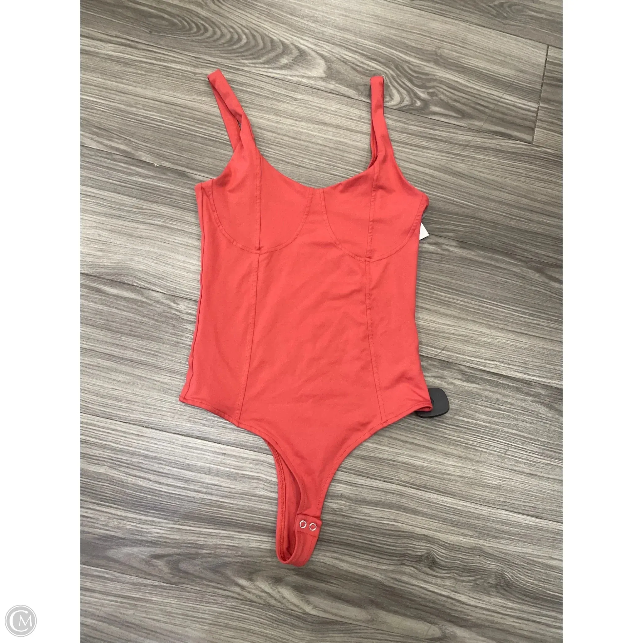 slim fit bodysuit Bodysuit By Clothes Mentor In Red, Size: S