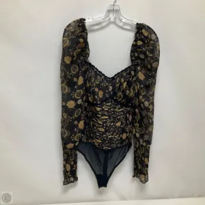 layered bodysuit fashion bodysuit Bodysuit By Free People In Floral Print, Size: L