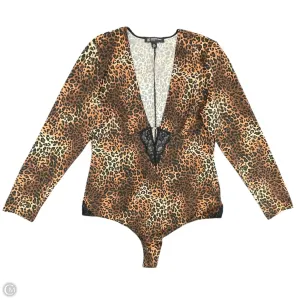 sexy night bodysuit Bodysuit By Inc In Leopard Print, Size: Xl