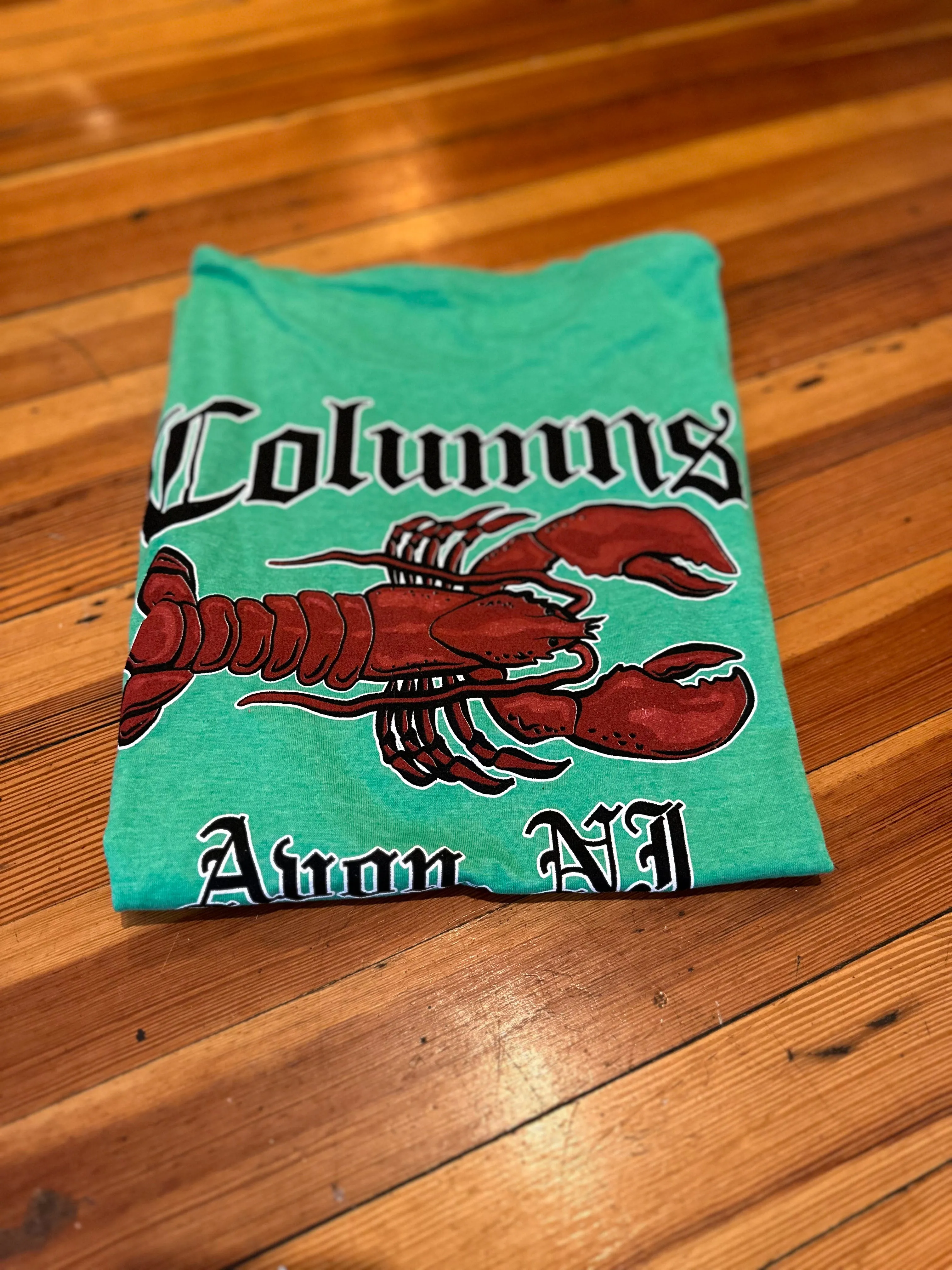 Col-Lobster T-Shirt Heather Green Sporty Vibe