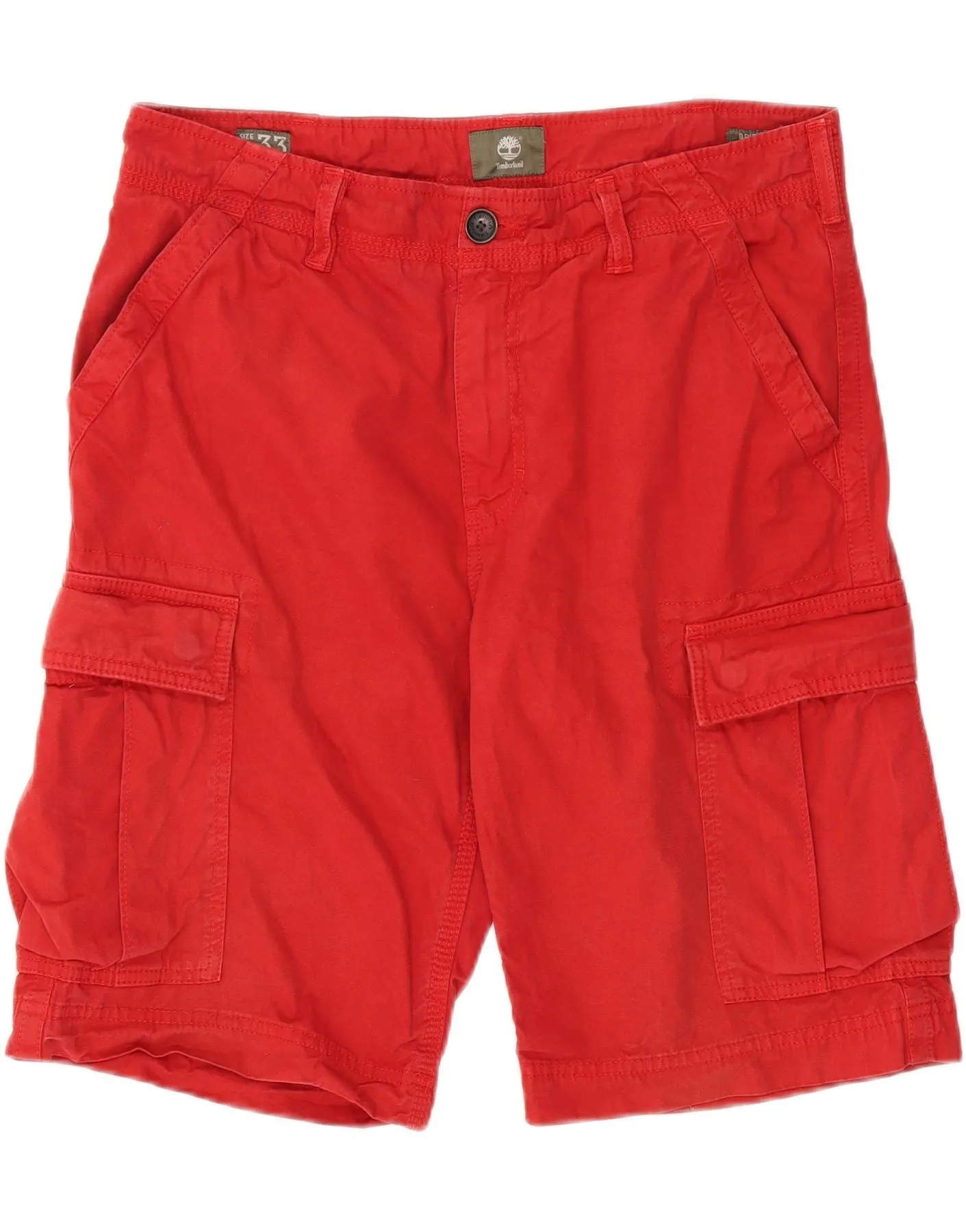 Everyday Outfit tailored look TIMBERLAND Womens Cargo Shorts W33 Medium Red Cotton