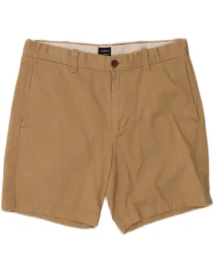 Temperature Regulating Material City Mood J. CREW Mens Chino Shorts  W32 Medium Beige Cotton