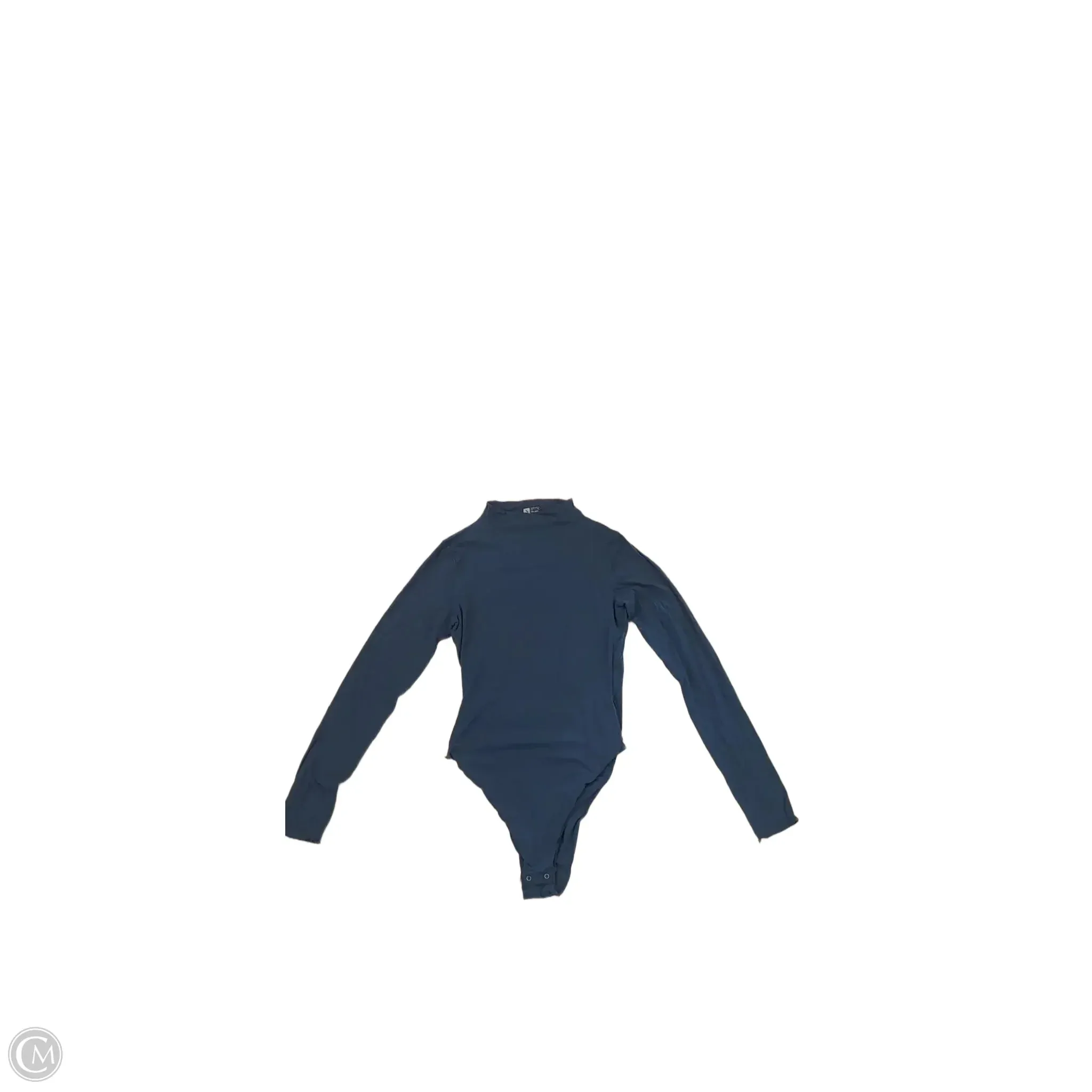 Bodysuit By Clothes Mentor In Blue, Size: S high fashion bodysuit