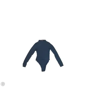 Bodysuit By Clothes Mentor In Blue, Size: S high fashion bodysuit