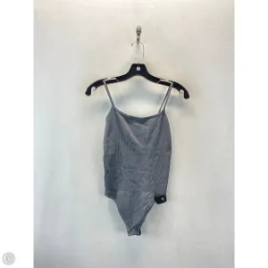 Bodysuit By Clothes Mentor In Grey, Size: S mesh bodysuit