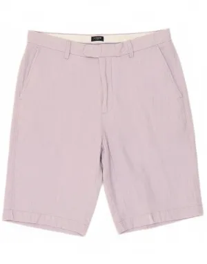 light feel J. CREW Mens Rivington Chino Shorts W36 Large Purple Linen