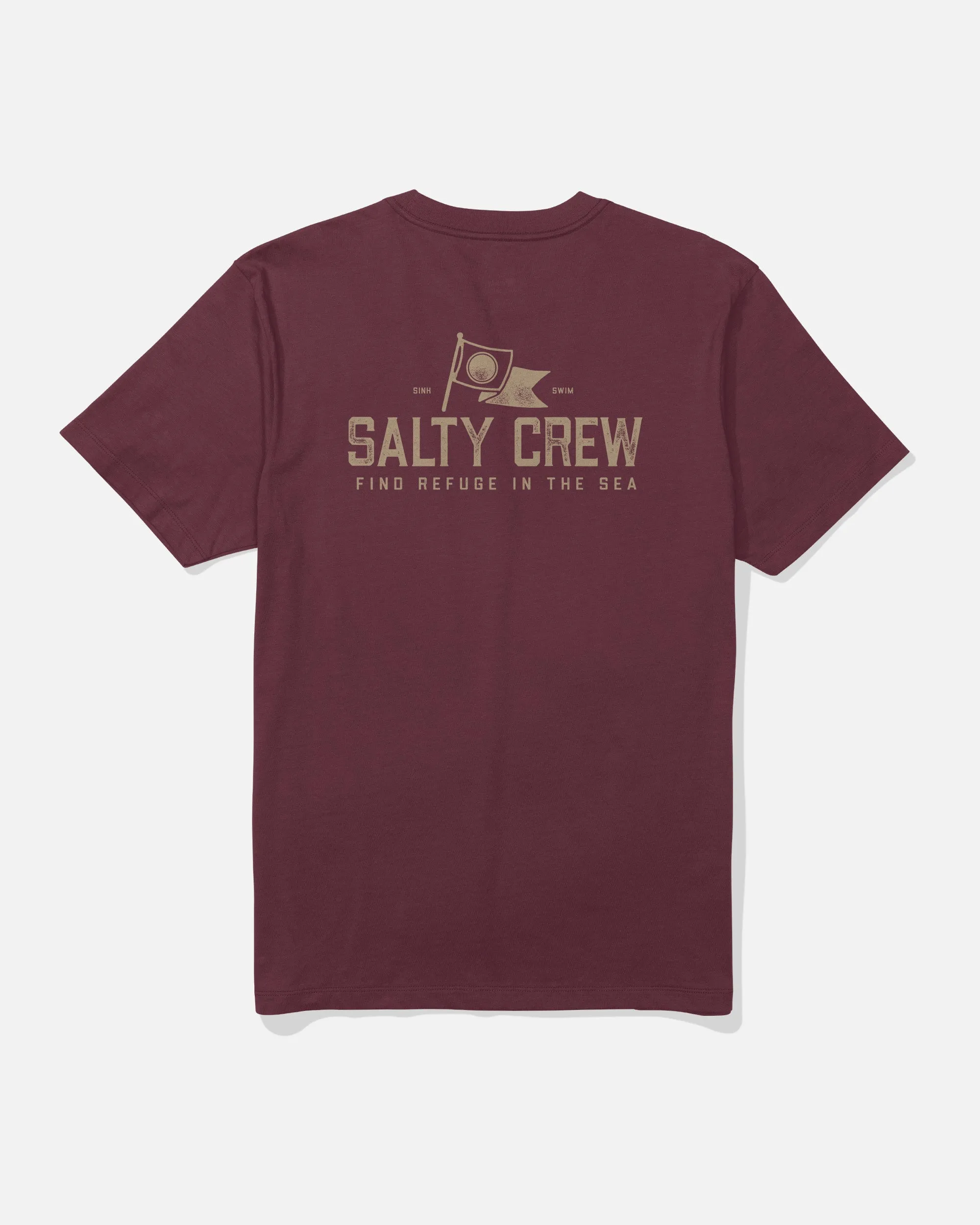 Flag Day Tee - Burgundy Indoor Comfort
