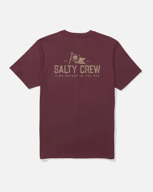 Flag Day Tee - Burgundy Indoor Comfort