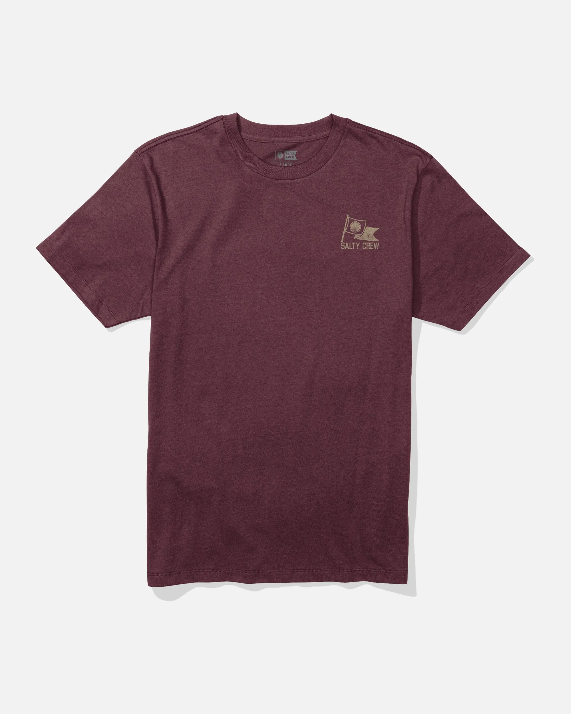 Timeless Top Flag Day Tee - Burgundy