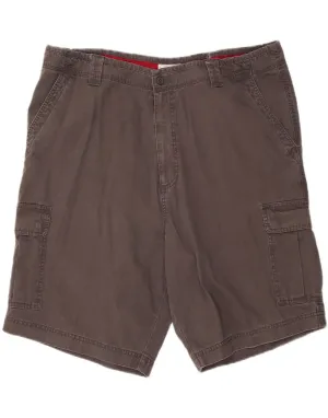 Slim Motion Fit DOCKERS Mens Cargo Shorts W42 2XL  Grey Cotton