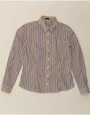 BROOKSFIELD Womens Shirt IT 46 Large Multicoloured Striped Cotton Tall Length