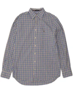 family gathering GANT Mens Regular Fit Shirt Size 39/40 15 1/2  Medium Blue Check Cotton