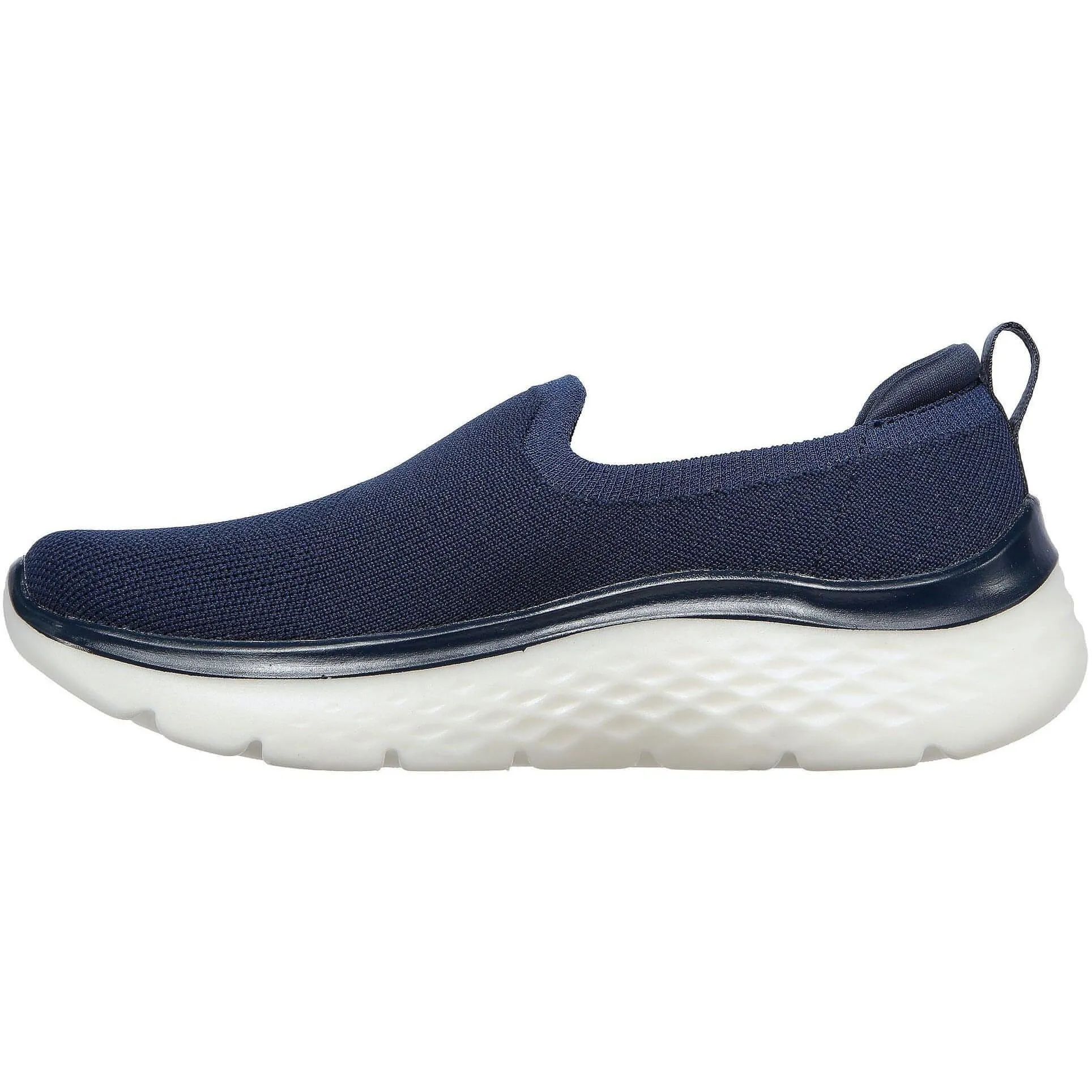 Outdoor Trekking Comfort Skechers GoWalk Hyper Burst Slip On Womens Walking Shoes - Navy