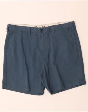 Sleek Cut handmade touch EDDIE BAUER Mens Chino Shorts W38 XL Blue Cotton