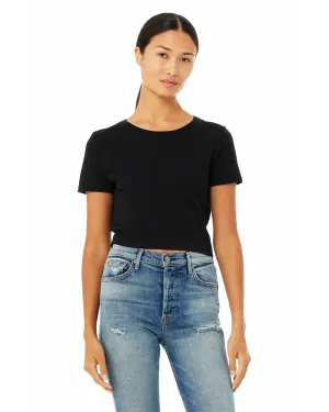 Bella   Canvas 6681 Ladies' Poly-Cotton Crop T-Shirt Tagless Comfort
