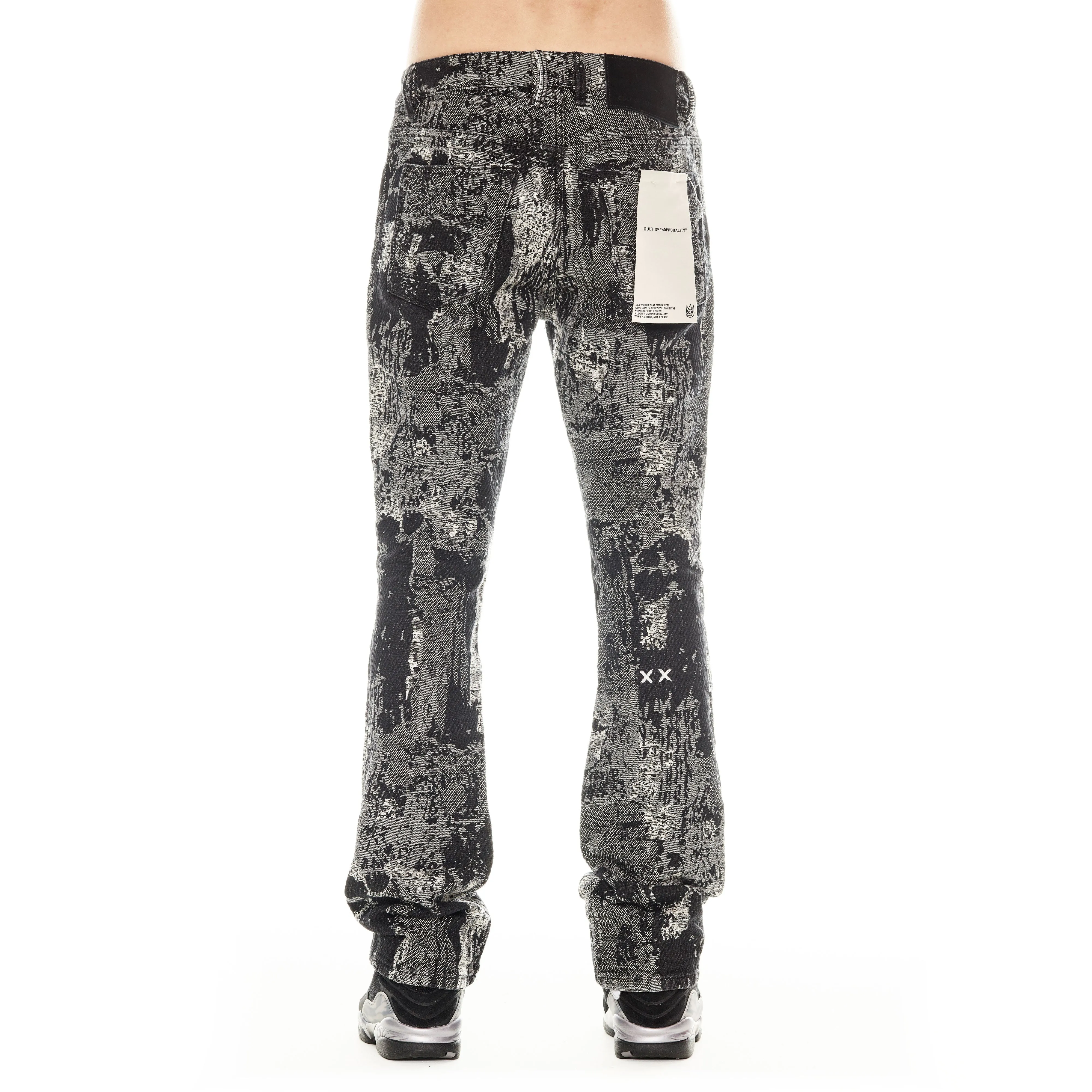 Core Layer LENNY BOOTCUT JEANS IN DIGI BLACK