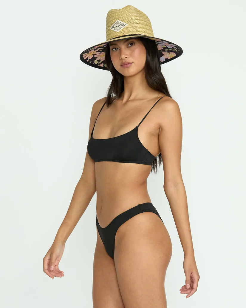 Billabong Sol Searcher Jaclyn Crop Top-Black Pebble Swim Gear