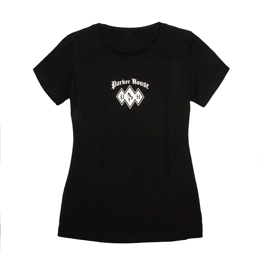 Everyday Casual Women's Diamond Front Scoop Neck