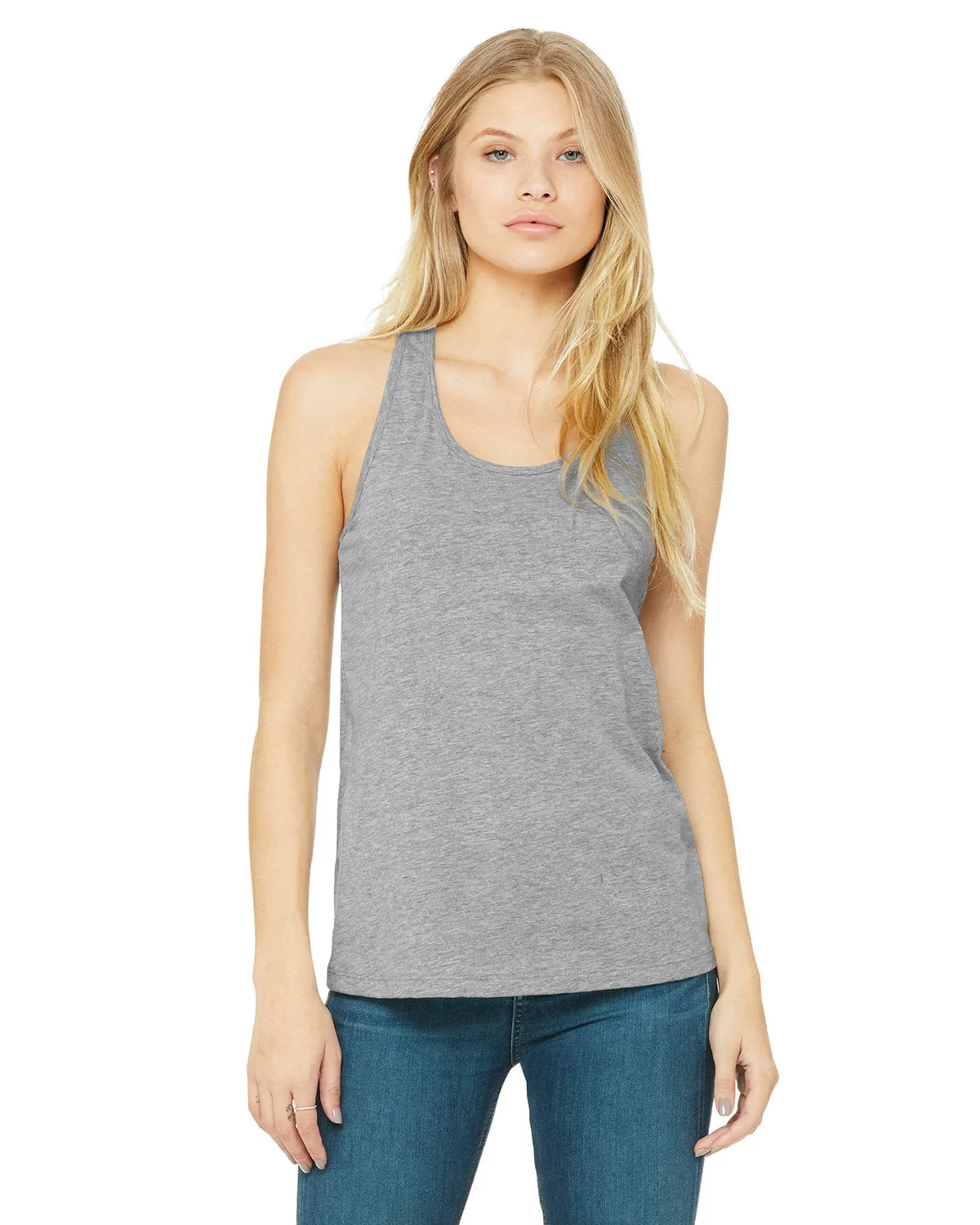 Bella   Canvas B6008 Ladies' Jersey Racerback Tank Smart Wear print design