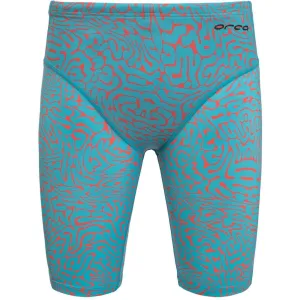 Orca Core Mens Swim Jammer Shorts - Red Waterfront Escape Plus Size