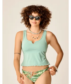 Carve Designs Vida Notchneckini Top-Haze Water Repellent