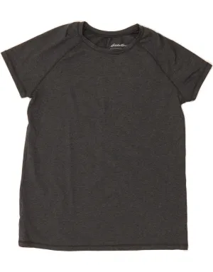 EDDIE BAUER Womens T-Shirt Top UK 10 Small Grey Beach Wear