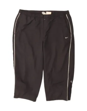 NIKE Mens Bermuda Shorts XL W38  Black Polyester embroidery details