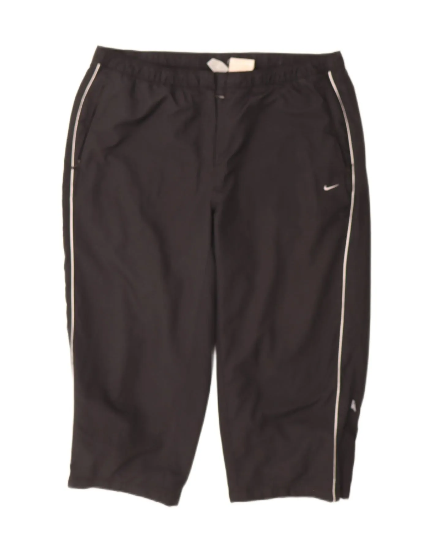NIKE Mens Bermuda Shorts XL W38  Black Polyester embroidery details
