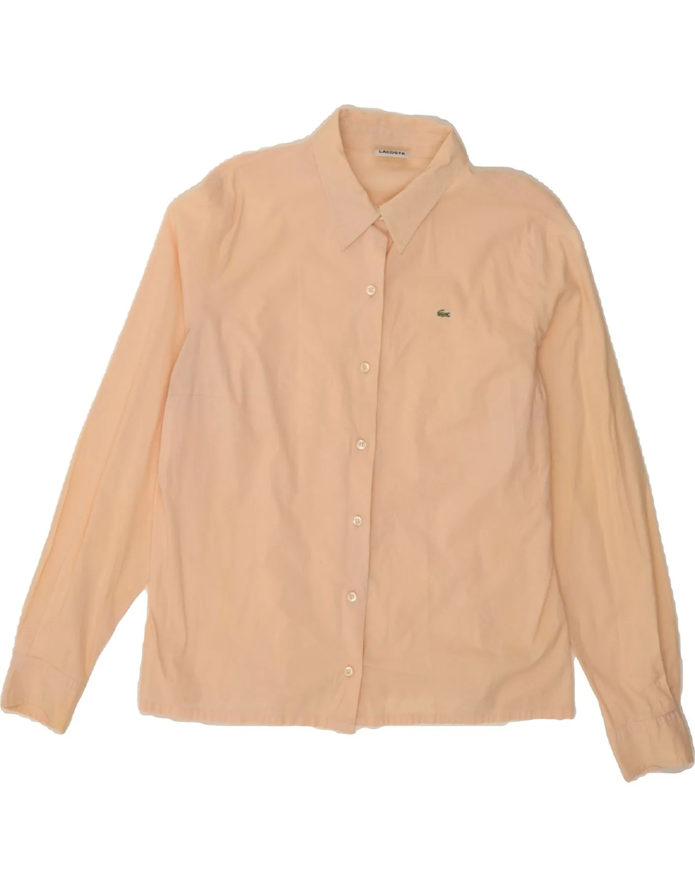 LACOSTE Womens Shirt Size 46 XL Pink Cotton Urban Wear