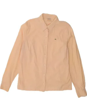 LACOSTE Womens Shirt Size 46 XL Pink Cotton Urban Wear