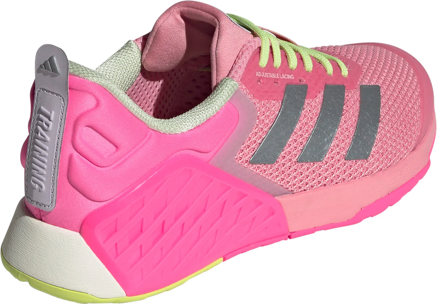 Abrasion Resistant Outsole adidas Dropset 3 Womens Training Shoes - Pink