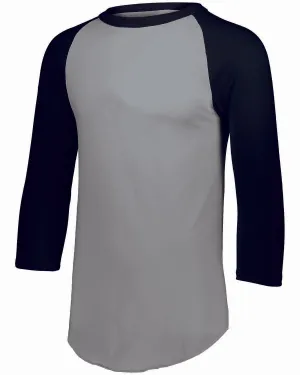 Layered Comfort Ultra Soft Blended Textile Augusta Sportswear AG4420 Adult 3/4-Sleeve Baseball Jersey