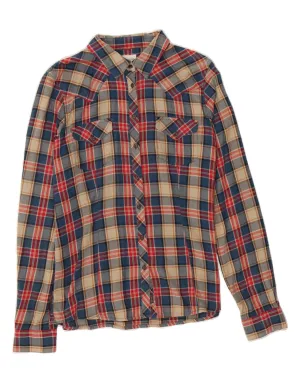 WRANGLER Womens Shirt UK 16 Large Multicoloured Check Cotton gender-neutral