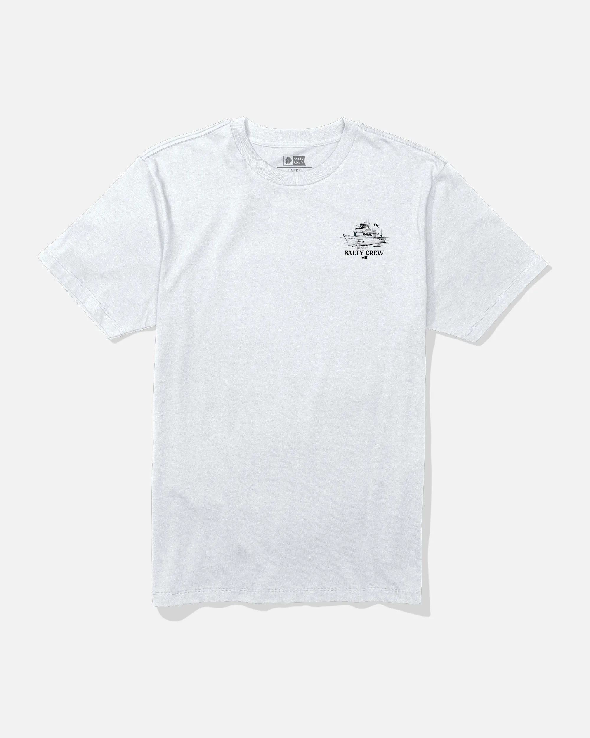 Comfort Style Edgy Day Charter Tee - White