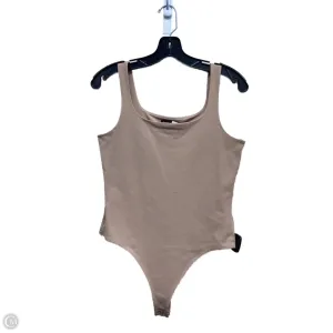 Bodysuit By Banana Republic In Brown, Size: S cotton bodysuit elegant evening bodysuit