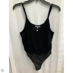 zebra bodysuit Bodysuit By White Birch In Black, Size: S