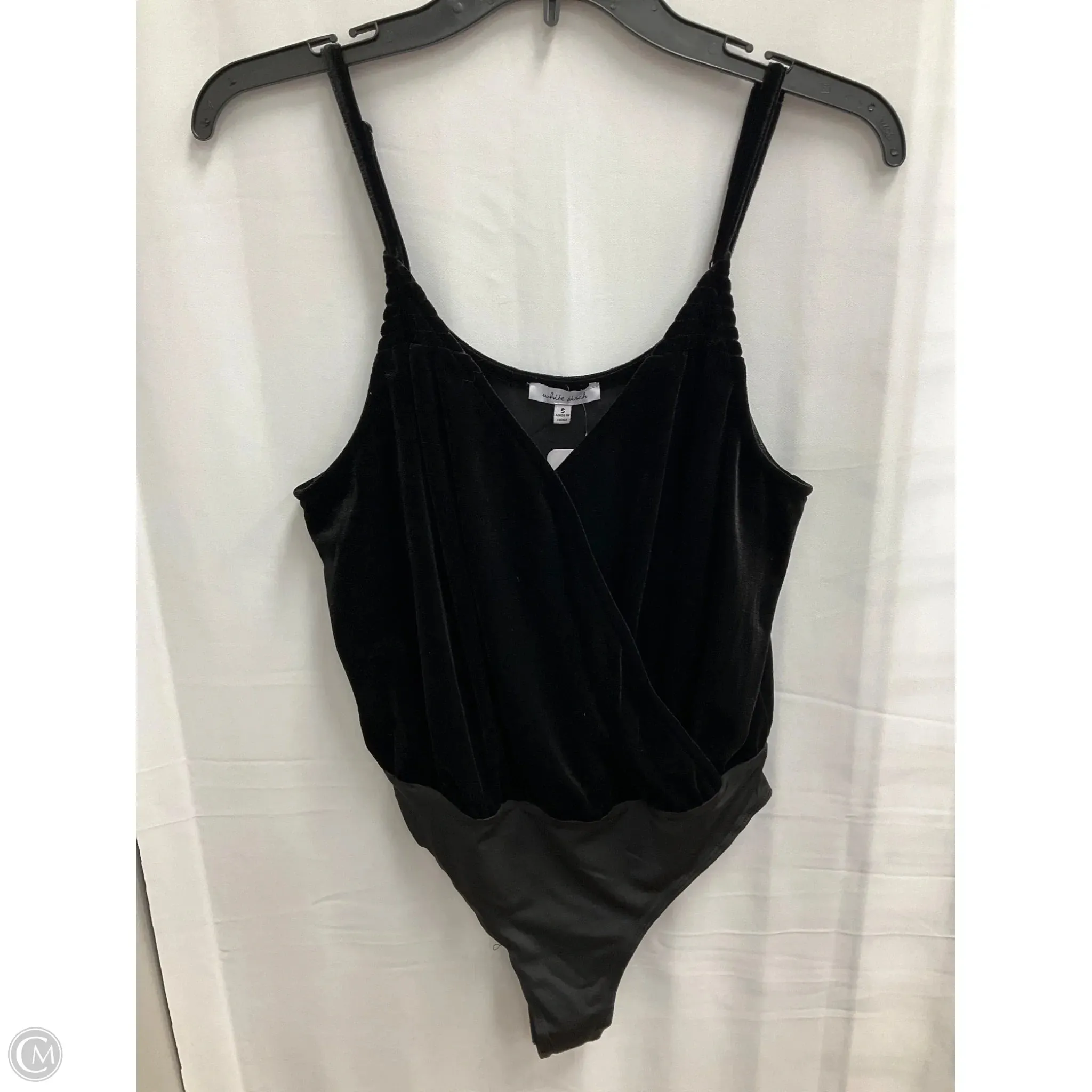 zebra bodysuit Bodysuit By White Birch In Black, Size: S