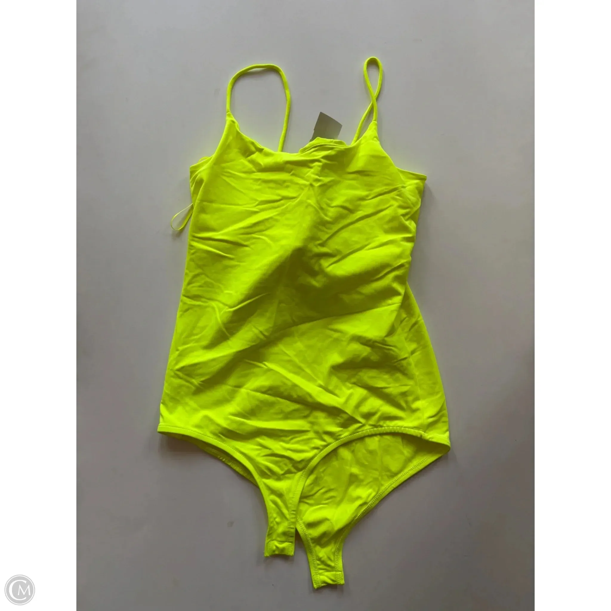 Bodysuit By Zara In Yellow, Size: M strapless bodysuit