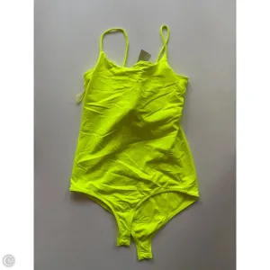 Bodysuit By Zara In Yellow, Size: M strapless bodysuit