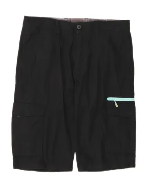 NIKE Mens Cargo Shorts Medium W32  Black Cotton baseball uniform