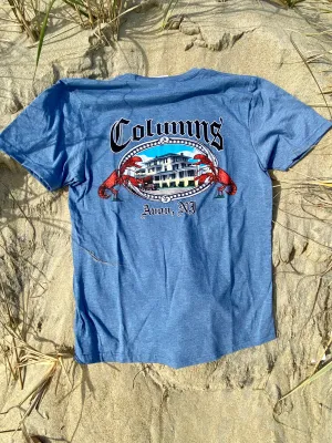 Col-Bldg T-Shirt Heather Slate Luxury exclusivity FadeResistant Coating