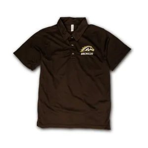 WMU Performance Polo Tagless Design Reinforced Stitching