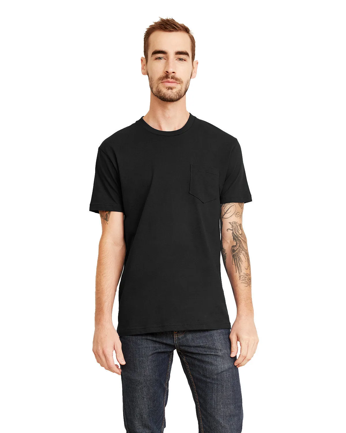 Next Level 3605 Unisex Pocket Crew casual and comfortable Bright Color