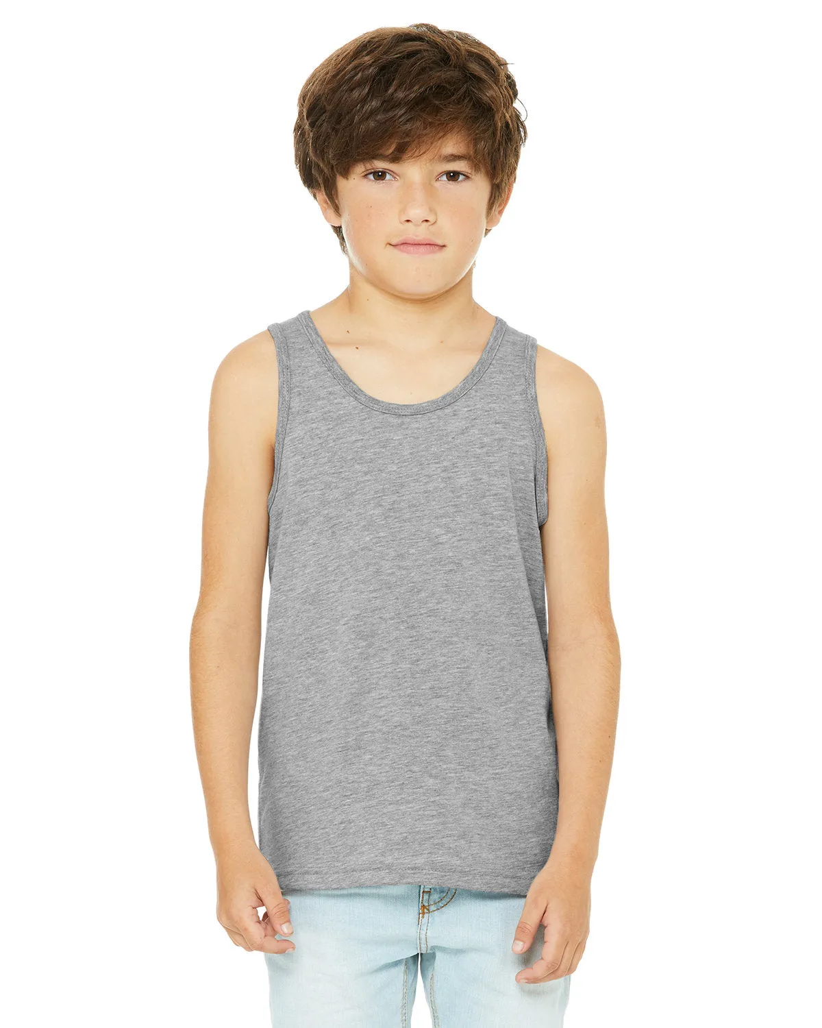 Bella   Canvas 3480Y Youth Jersey Tank Chic Vibes Sporty Look Wear