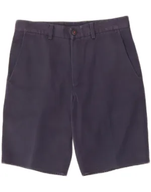 AVIREX Mens Chino Shorts W33 Medium Navy Blue Outdoor Life Roomy Fit